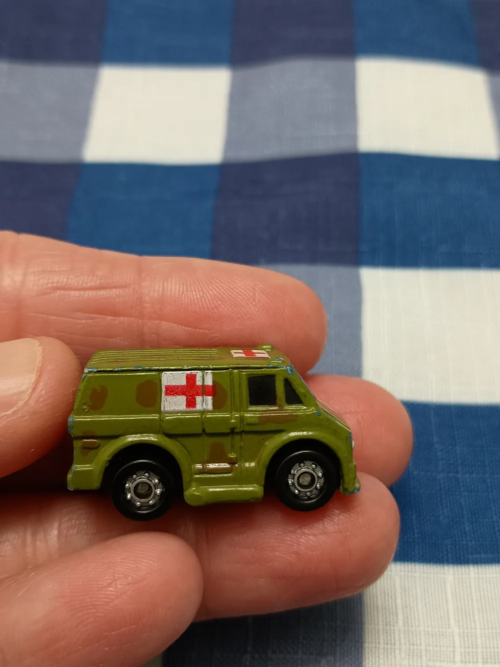 Vintage Miniature Military Van USMC Medic Funrise 1988 * Plastic *